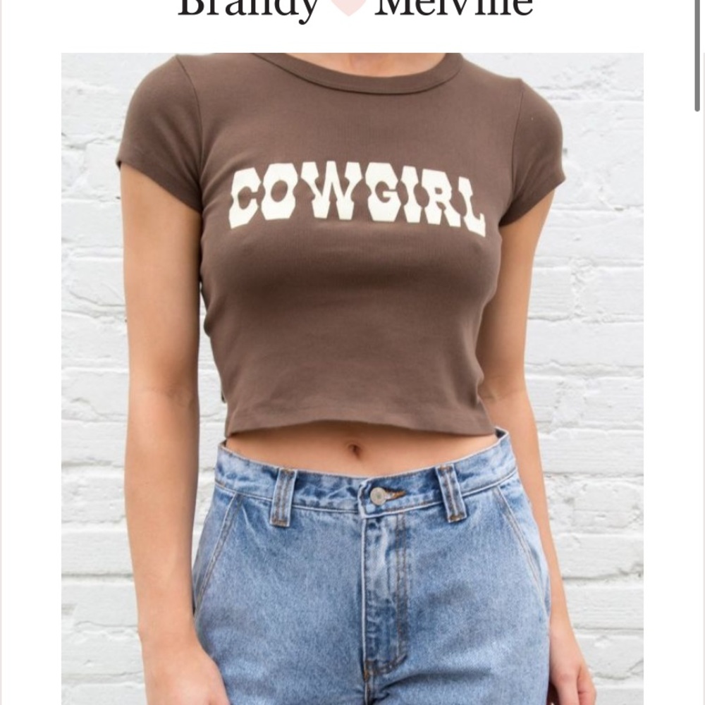 Brandy Melville cowgirl top in size small